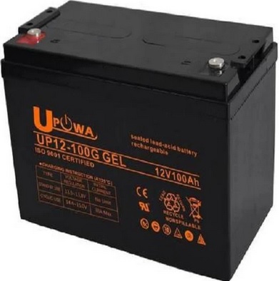 Upowa VRLA Superior Gel 100AH Solar Battery 12v